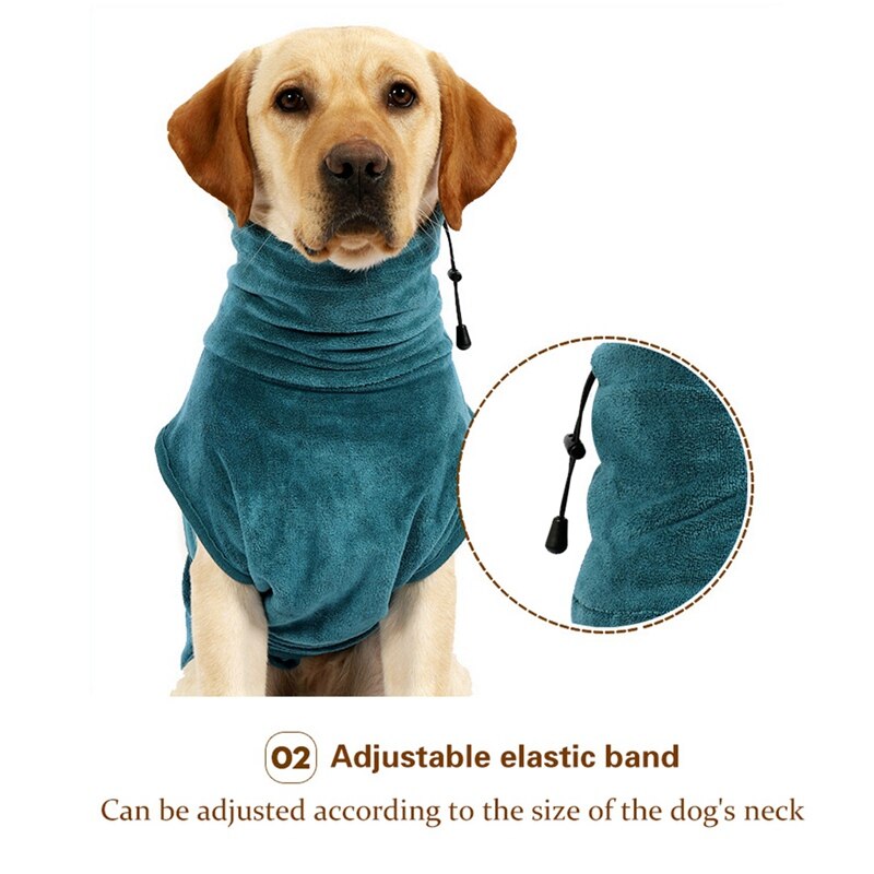 Katt hund morgonrock hund pyjamas snabbtorkande inomhus mjuk sällskapsdjur badtork handduk kläder för för hundvalpar katter sällskapsdjur tillbehör