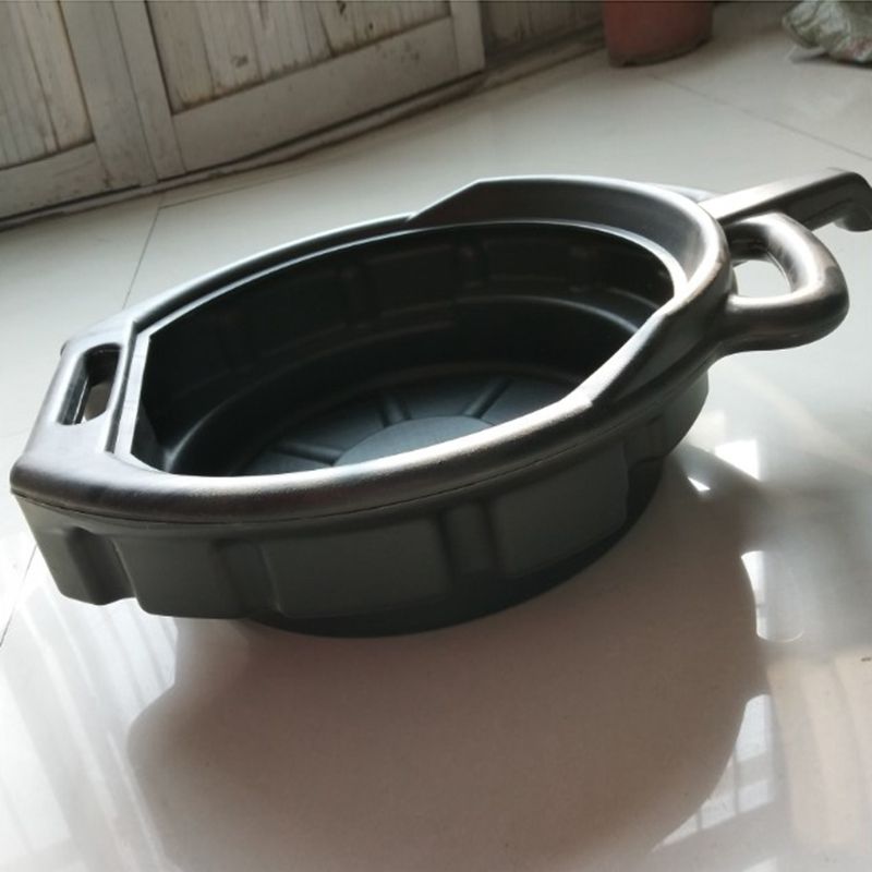 7.5l plastic olie-aftapbakken, afval motorolie opvangbak versnellingsbak olie opvangbak voor reparatie auto brandstof vloeistof verversen garage gereedschap
