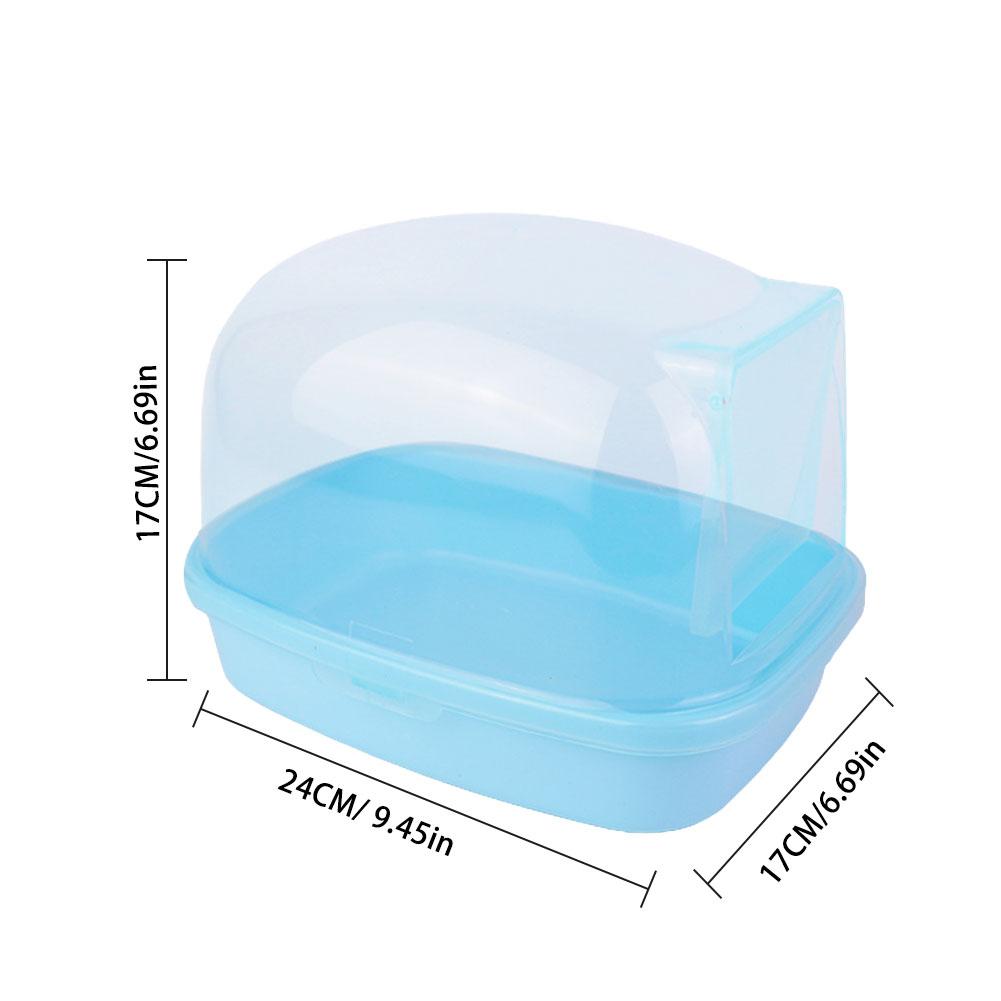 Chinchilla – bain sec hérisson, salle de sable, Sauna, toilettes, salle de douche, petit Animal, maison de bain, poussière d'écureuil, bain pour animaux de compagnie, salle de bain