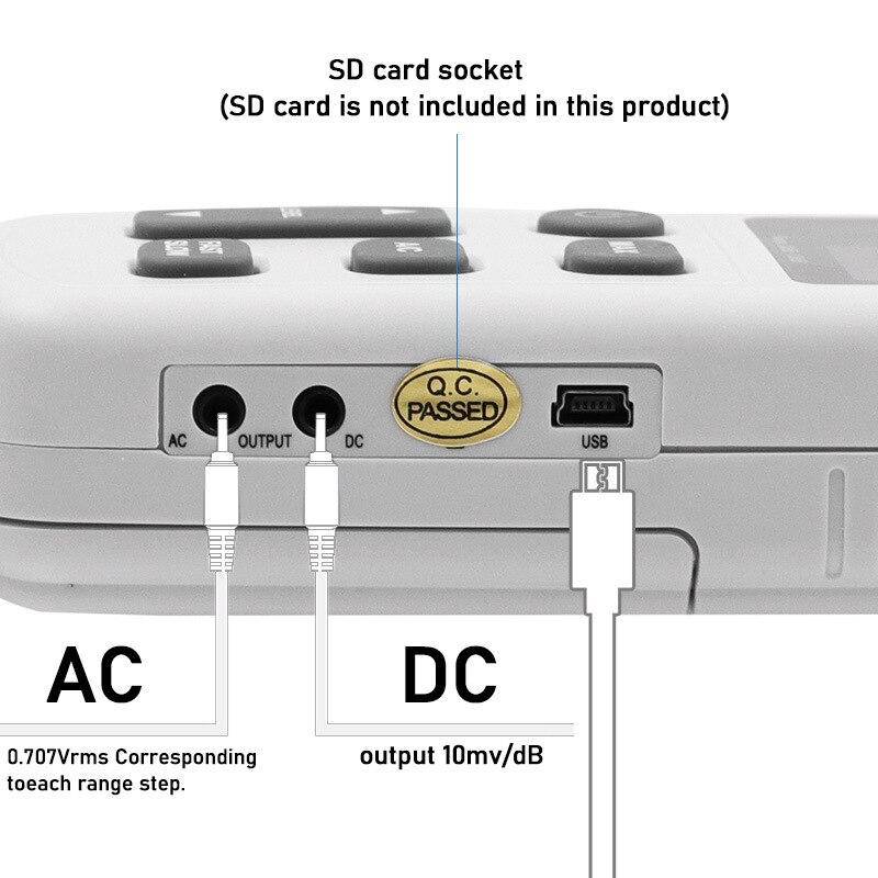 Digital Sound Level db Meter 30~130dB Handheld Noise Tester