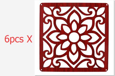 6PCS 29X29CM shield for rooms folding screen room divider paravent decoration separador de ambientes folding screens: NO 7