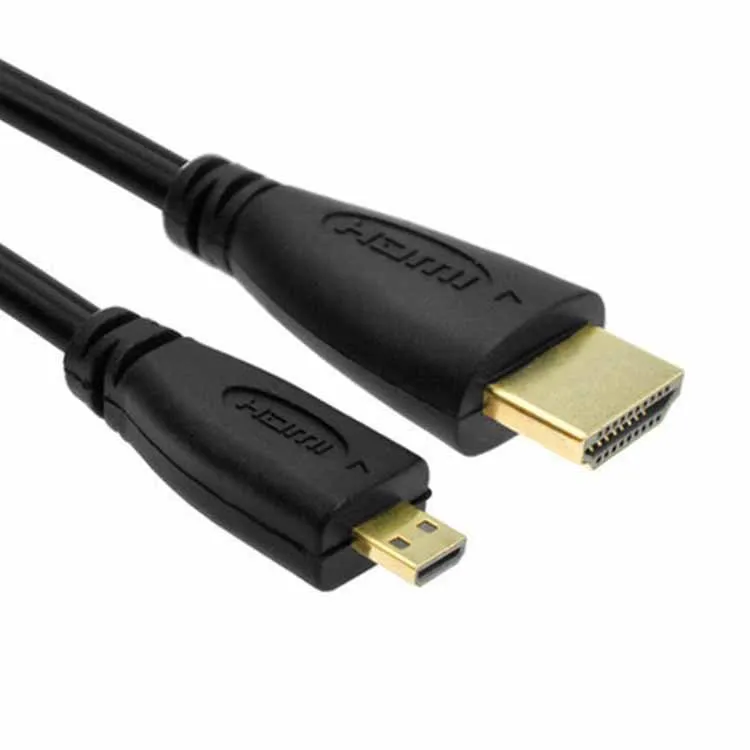 1.5 meter mikro-hdmi till hdmi-kabel datoranslutning hd-kabel a till d-omvandlare kontorsdatorhårdvarukablar