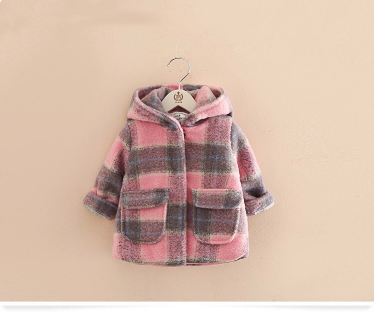 Stijl Meisjes Herfst En Winter Uitloper Jas Kid 'S Winter Warme Jas Kinderen Dikker Kleding QL3