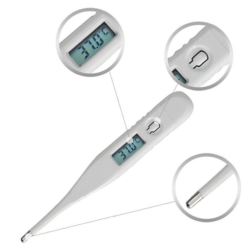 Digital Thermometer Safe Electronic Thermometer LCD Screen Diaplay Body Temperature Measure Tool Adults Household