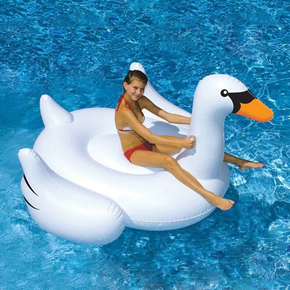 Flotador cisne GIGANTE hinchable Piscina playa Colchon colchoneta