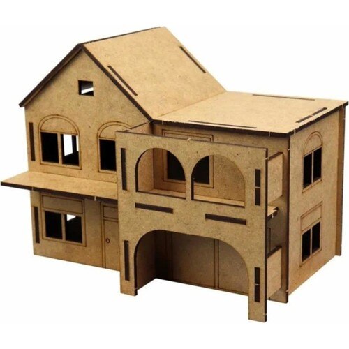 Südor Holz Holz Diy Modell Host Hause 187x126x146mm