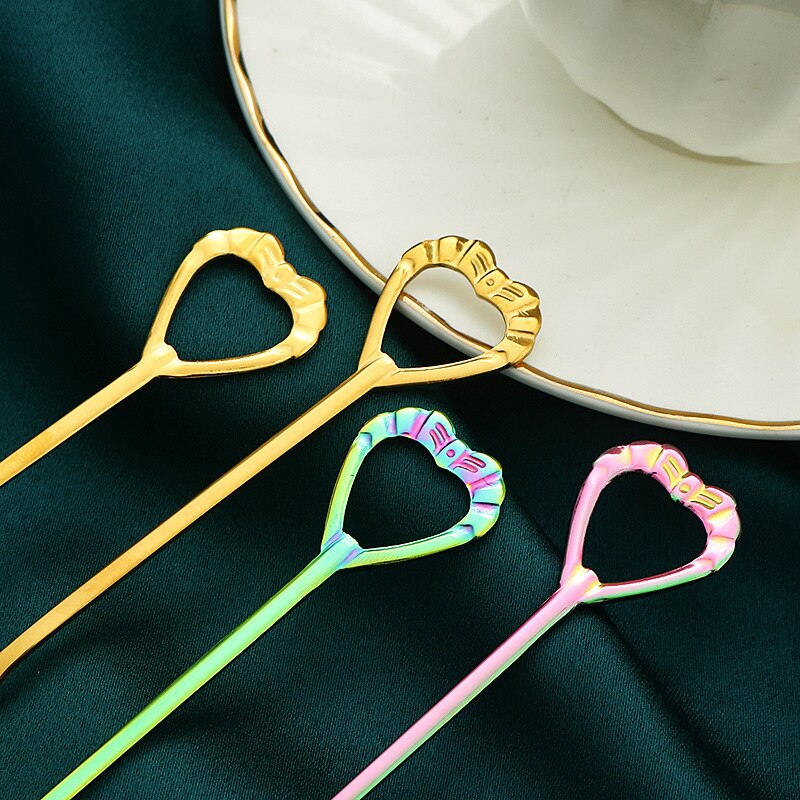 6pcs Shell Shape Spoon Fork Set Gold Stainless Steel Luxury Dinnerware Cake Afternoon Tea Dessert Tableware Silverware Kitchen