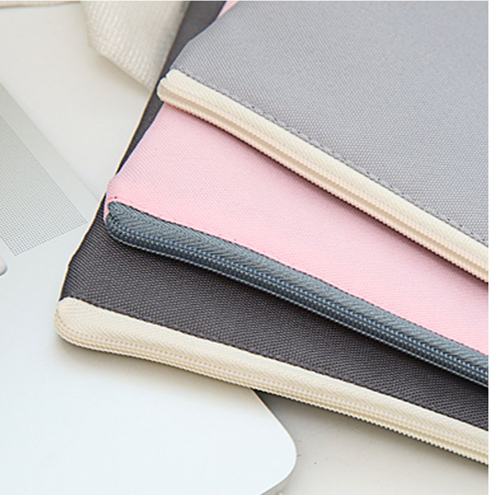 Leinwand Dokumente Tasche A4 Datei Ordner Mit Dual Schnallen Einreichung Tasche Wasserdichte Papier Organizer Büro Schule Schreibwaren