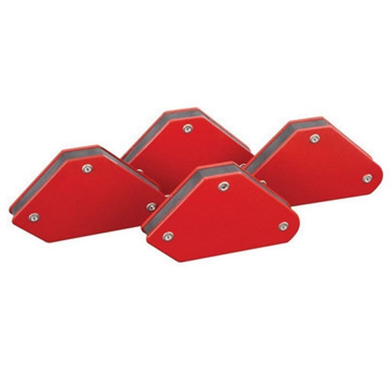 XD-4 Pcs/set Mini Triangle-Welding Positioner 9Lb Magnetic Fixed Angle Soldering Locator Tools Without Switch Welding Access