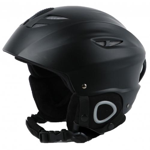 Berretto di sicurezza per casco da sci da ciclismo unisex antivento per adulti Snowboard da neve casco leggero modellato integrato per uomo donna bambini: opaco nero / XL