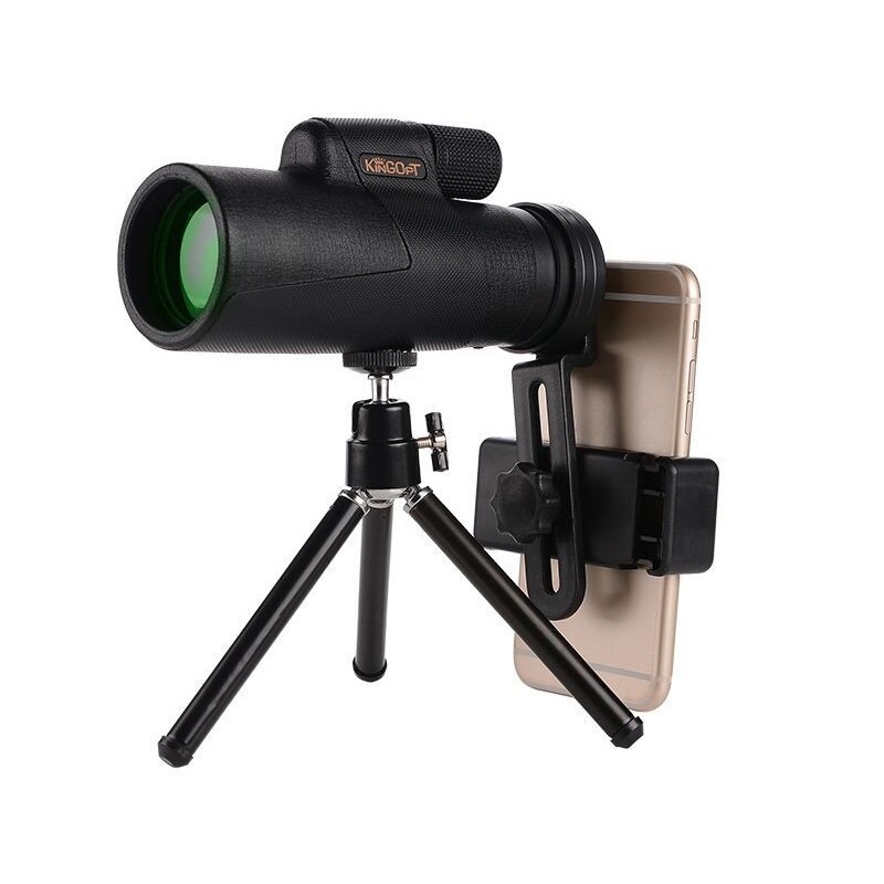 Wide Angle Waterproof 10x42 Monocular with Tripod and Adapter for Phone High Definition Full Multi Coating Telescope: Default Title