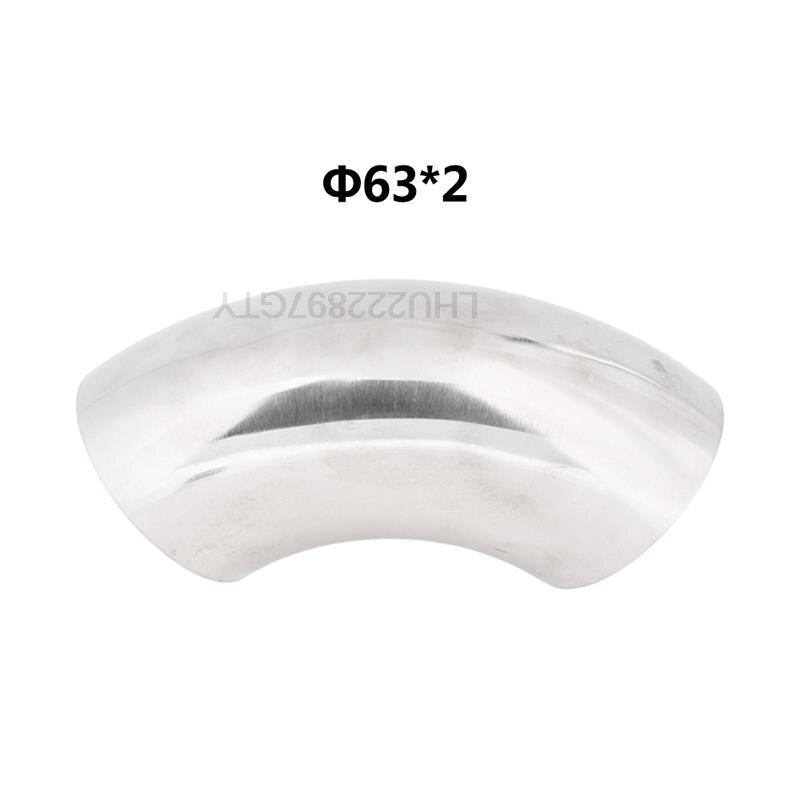 1PC Automobile Exhaust Pipe Muffler Turns into Stainless steel Elbow 90 Degree: -N7