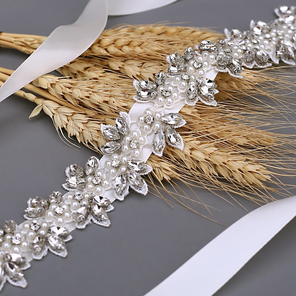 Luxe parelriem voor trouwjurken, bruidsjurkaccessoires, bruidsjurkriem, bruidsmeisjesriem, avondfeestjurkriem, scs 275