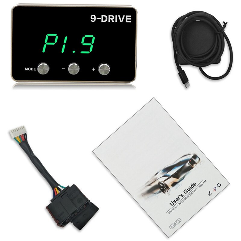 Electronic Throttle Controller 9 MODE Pedal Accelerator Fuel-Efficient for Jeep Wrangler JK Dodge Challenger RAM 1500: Default Title