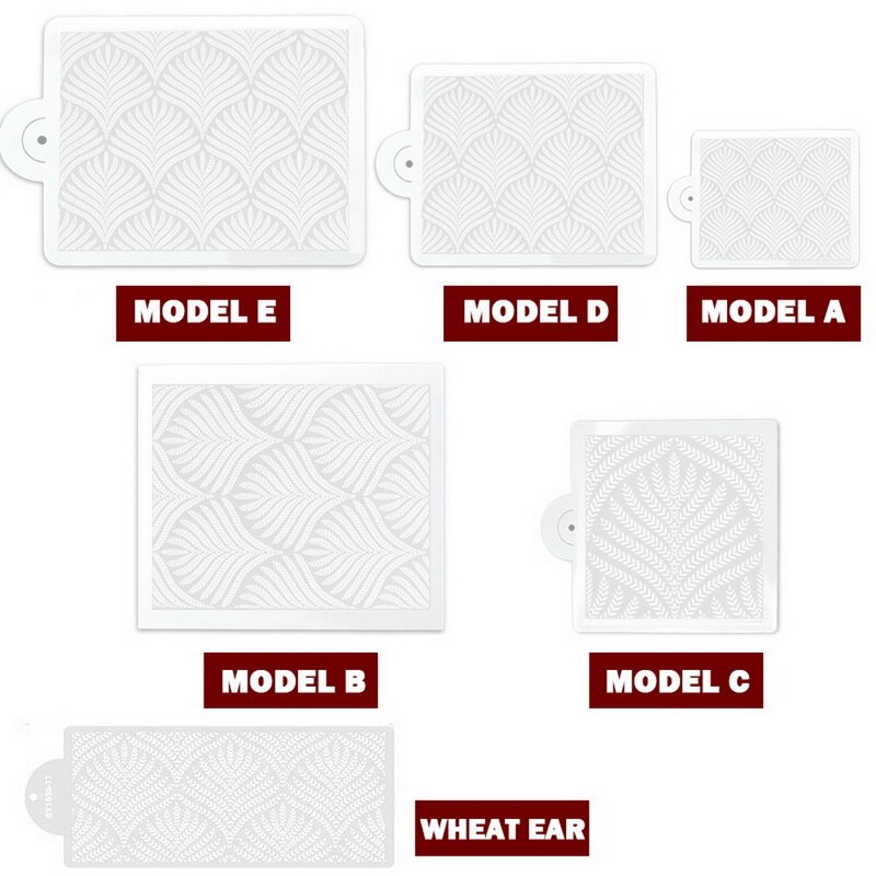 Cakes Baking Templates Cake Stencil for DIY Craft Baking Cakes Baking Template Cookie Stencil Cake Embossing Stencil