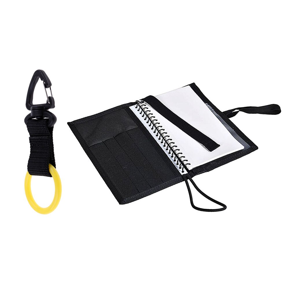 Scuba Dive Regulator Octopus Holder Retainer With Dive Notebook Log Diary