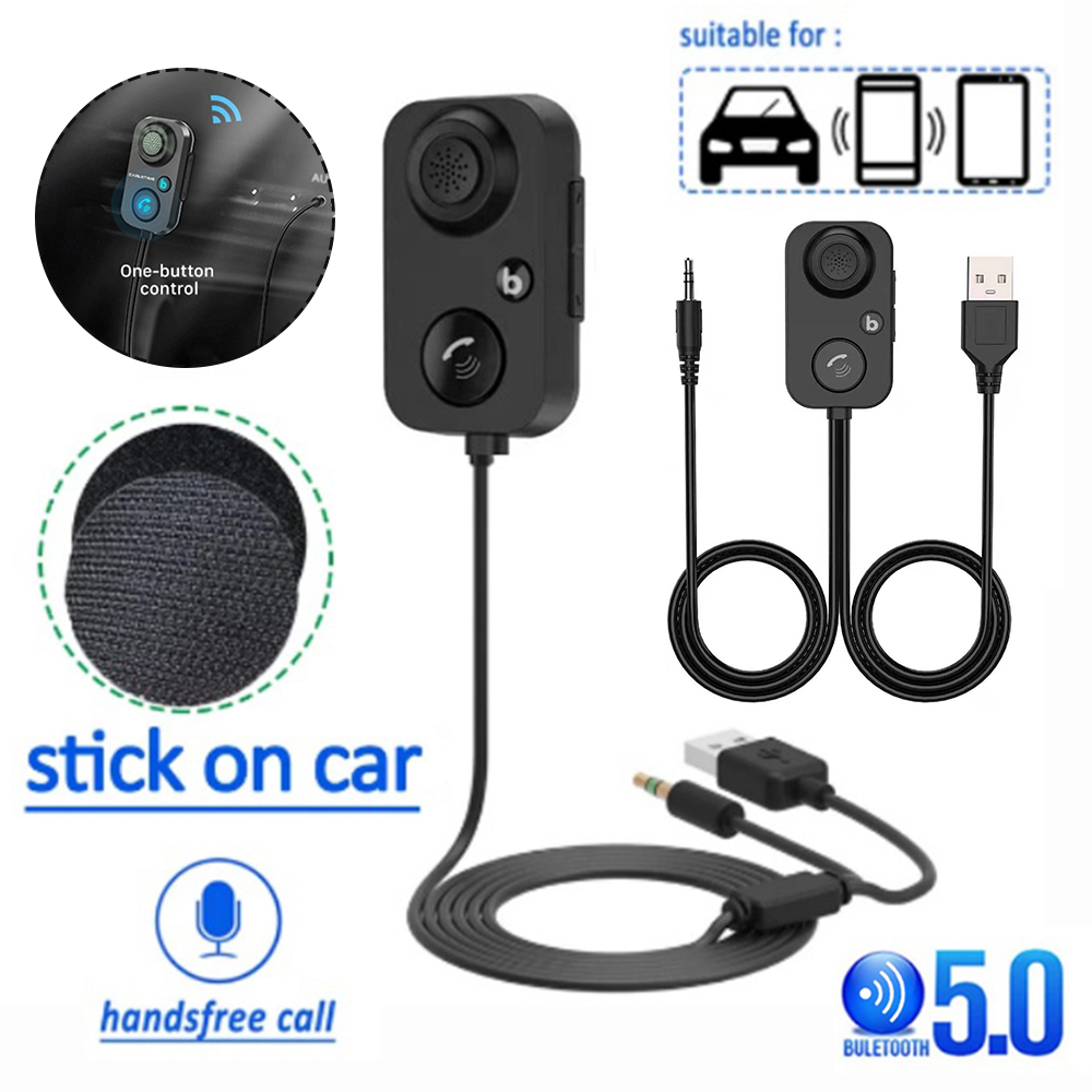 FM Transmitter MP3 Player Auto Wireless Receiver Bluetooth-Compatible 5.0 USB AUX for Hands-Free Car Amplifier Speaker Headphone