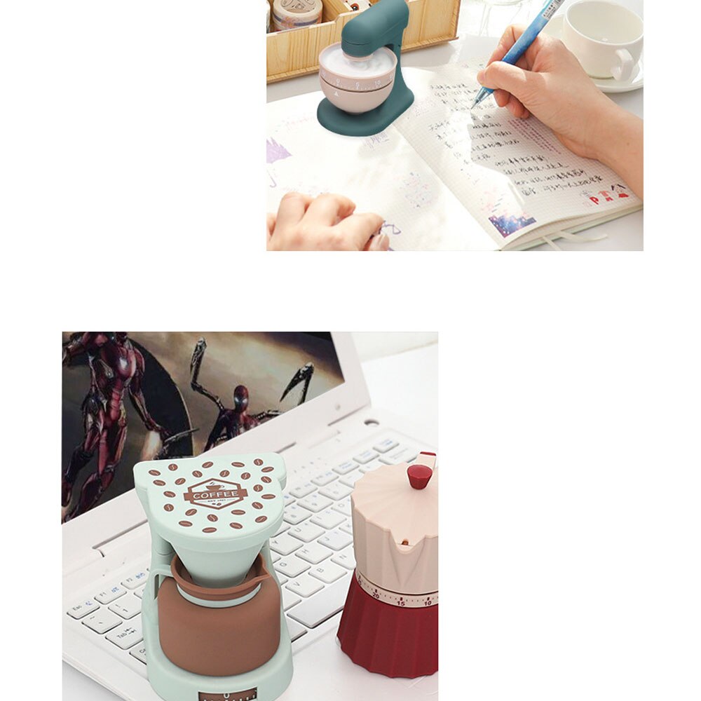 cute rotating student learning productivity timer mechanical reminder timer Children's Desktop set management Device