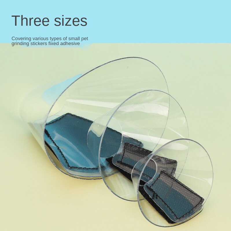 Małe zwierzę elżbietańskie koło miód szybowiec wiewiórka chomik anty-ugryzienie kołnierz przezroczyste i wodoodporne akcesoria dla chomików