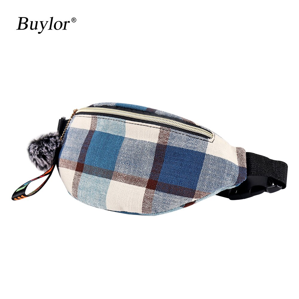 Buylor Riem Tas Vrouwen Mode Fanny Pack Levensstijl Hip Bum Tas Toevallige Borst Zak Lichtgewicht Taille Pack Taille Pouch