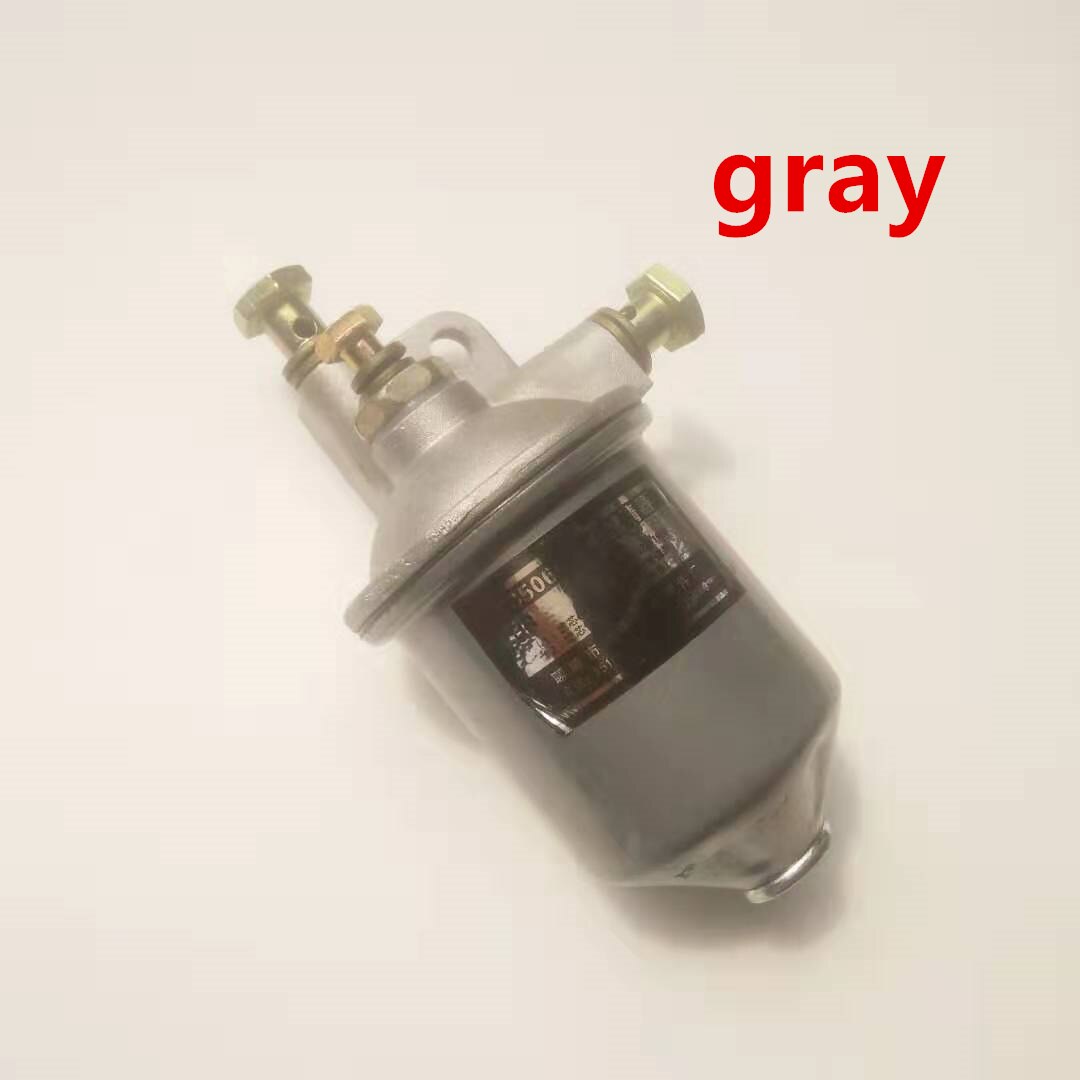Landbrugskøretøj diesel filter samling diesel filter kop trehjulet traktor  c0506c kerne  s1110/s1115 tilbehør: Grå