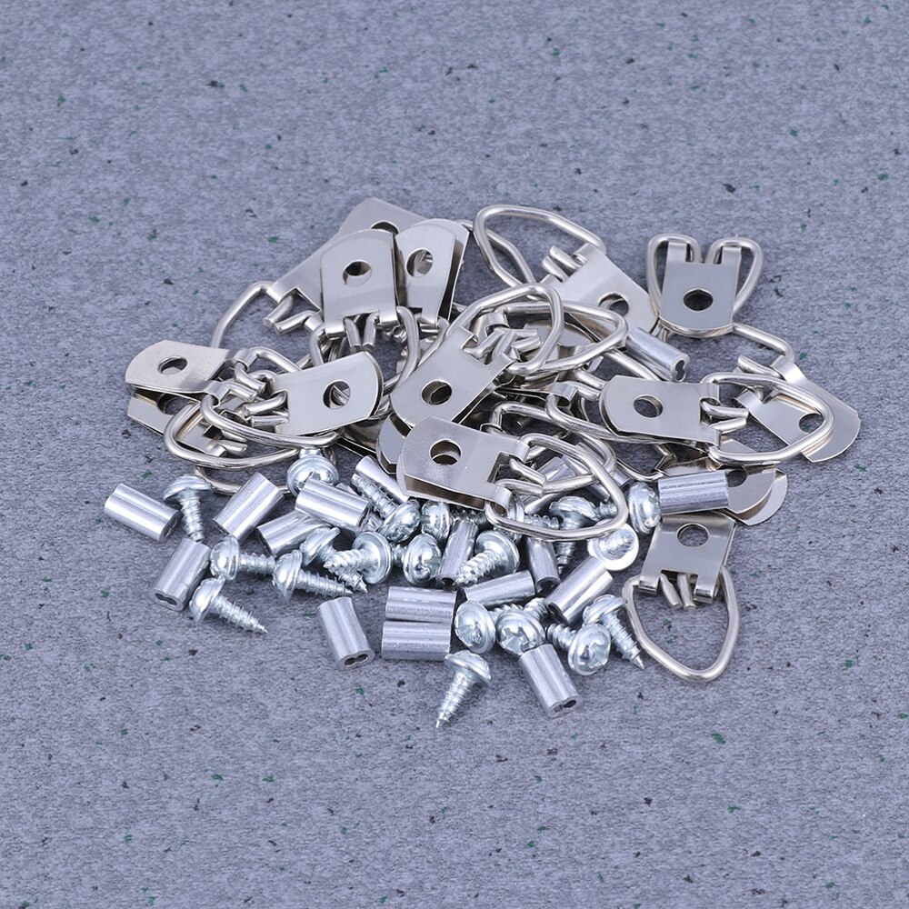 1 Set Of Wire Picture Wire Rope Picture Hanger Hanging Hook for Paper Hold Photo