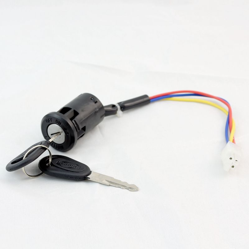 3 position Key with key switch and cable assembly for mobility scooter OEM