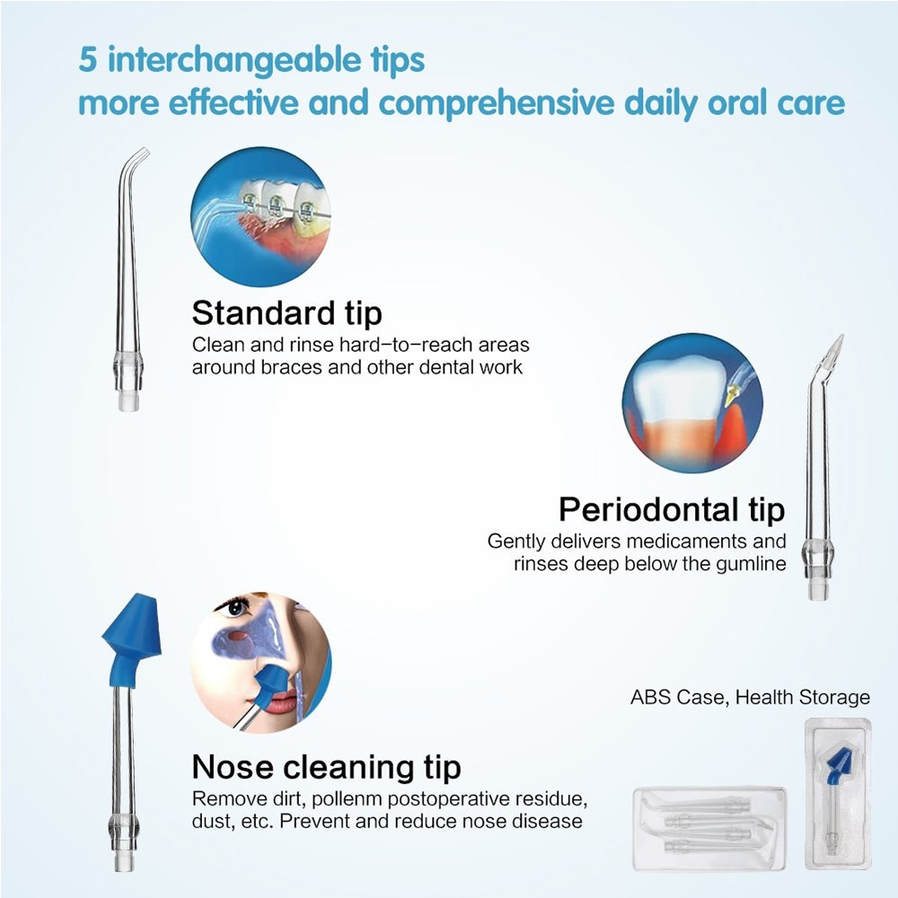 Protable Oral Irrigator Zahn wasser Jet wasser flosser kabellos Irrigator für zähne reinigung USB Aufladbare irrigator buccaltablette