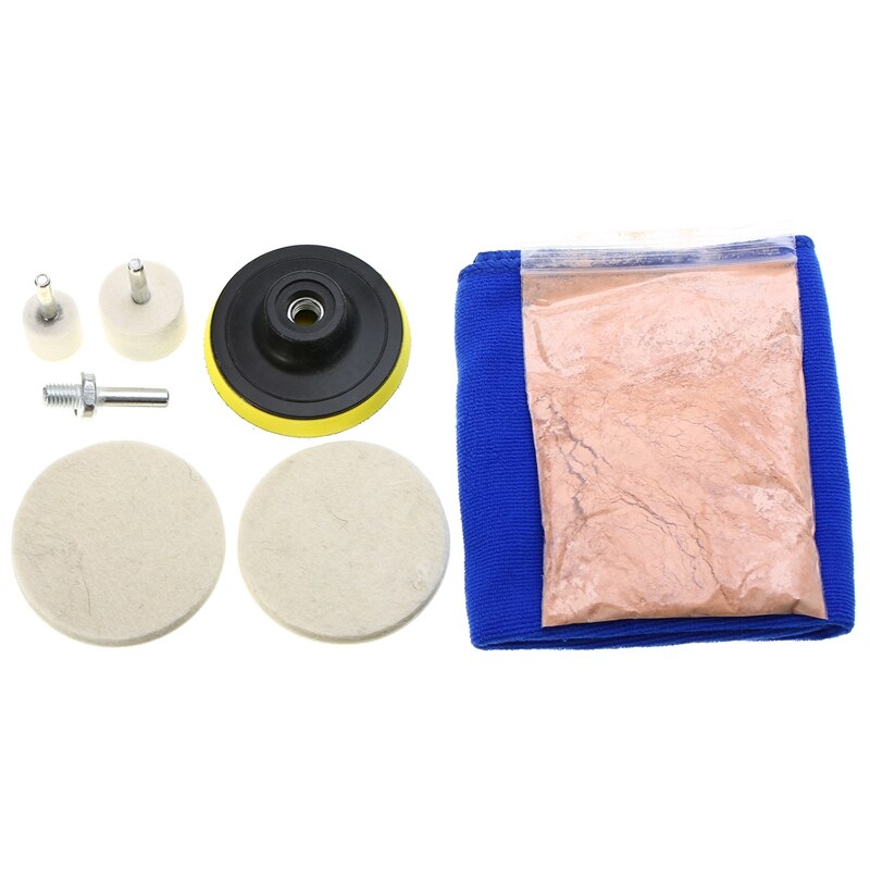 8 Stuks Auto Voorruit Kras Reparatie Polijsten Kit: Default Title