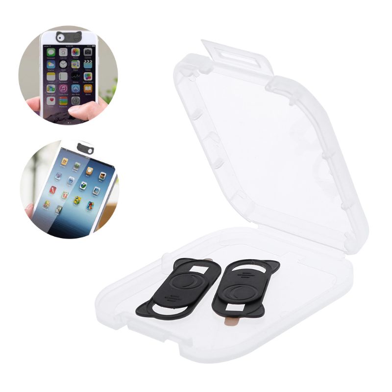 2Pcs Slide Camera Cover Webcam Cap Privacy Securtiy Protector Self-Garenloos Desktop Laptop Pc Computer