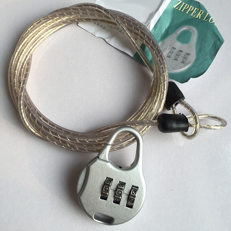 Anti-theft Password Lock Steel Cable Luggage Security Protector Bike Chain Locks Backpack Padlock Cabinet Locks Anti-theft Lock