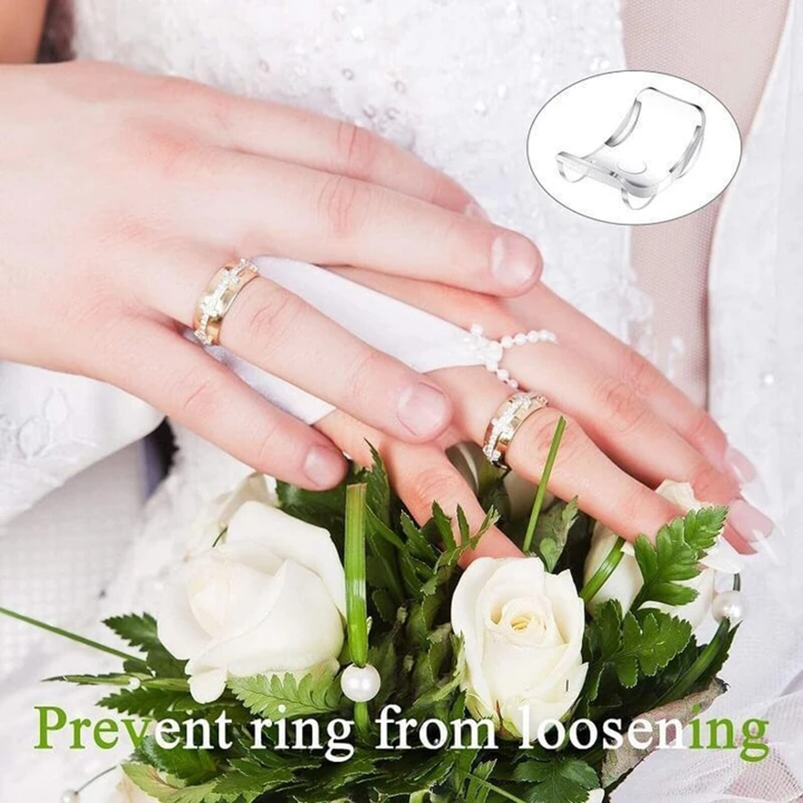 1/2/5Set Ring Re-sizer 8 Größen Transparent Re-sizer für Verhindert Ring abrutschen CLA88