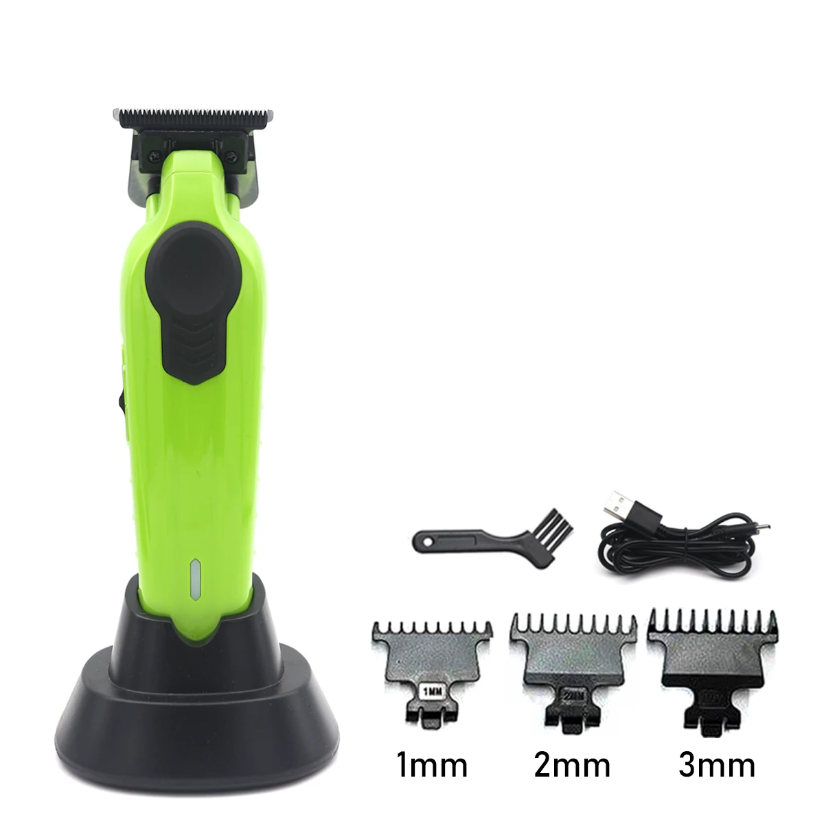 Hair Clipper Barber Kit Beard Hair Trimmer For Men Magnetic Motor Mower 9000 RPM Hair Cutting Machine Kemei 2035: Ivory