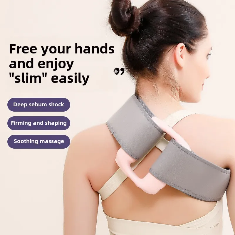 Fascia ring vibrationsmassager skulder- og nakkeafslapningsvibrationer yoga fitnessmaskine mini jitterbug massagebælte