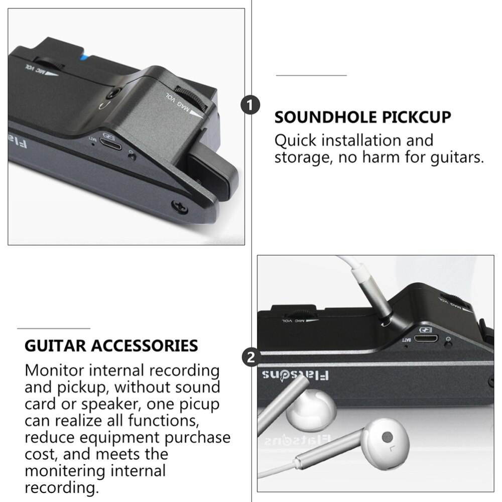 1 set herbruikbare, duurzame gitaaraccessoires voor akoestische gitaren