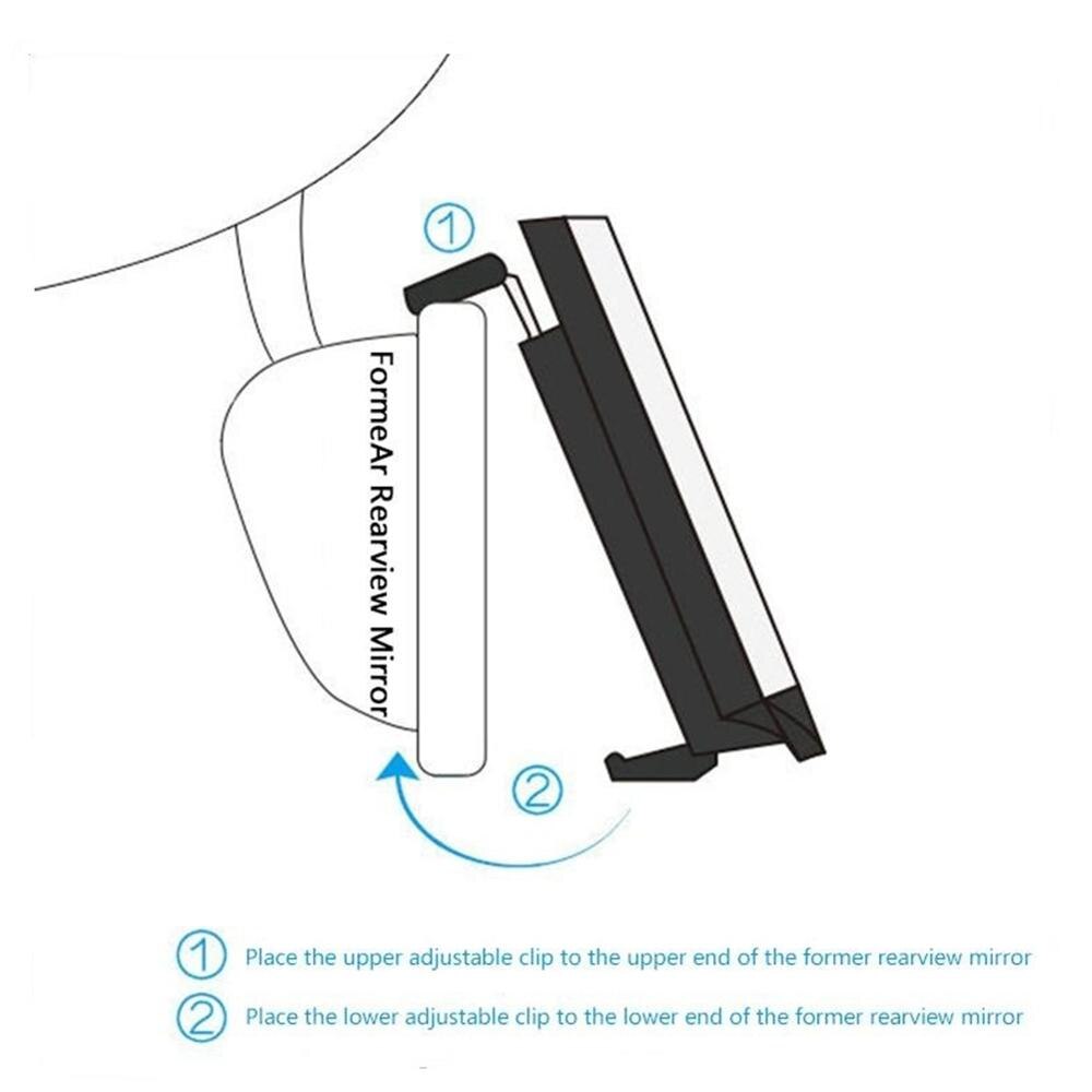 Car Rear View Mirror Anti-Glare Blue Mirror Auto Reverse Back Parking Reference Rear Mirrors Wide Angle Car-Styling