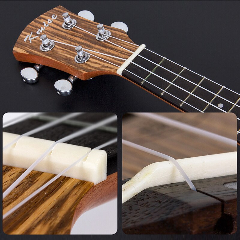 Kmise Tenor Ukulele Ukelele Uke 26 inch 18 Frets Zebrawood 4 String Hawaii Guitar Musical Instrument