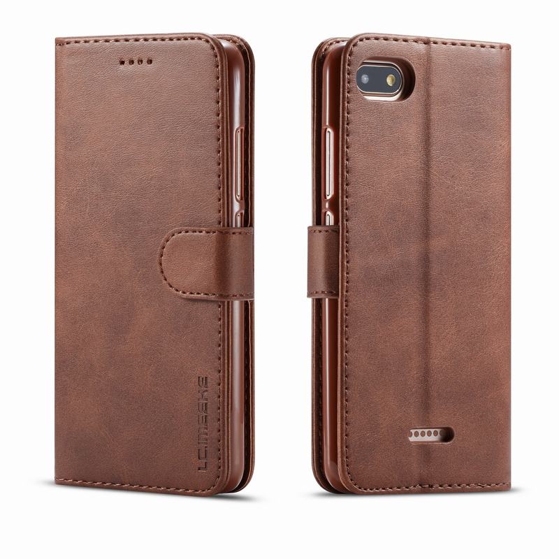 Luxus fallen Für Xiaomi Redmi 6A Abdeckung Magnetische kippen Brieftasche Stand Telefon Fällen Auf Xiomi Redmi 6 EINE Jahrgang schlicht taschen Coque Redmi6A