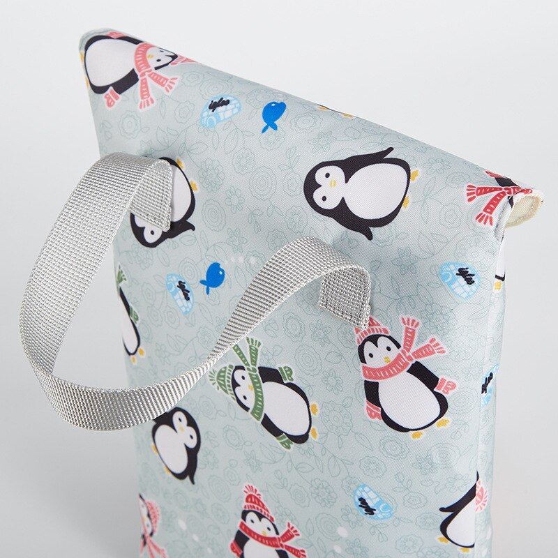 Multifunktionella blöjväskor återanvändbara vattentäta blöjupplägg mummy wet baby bag