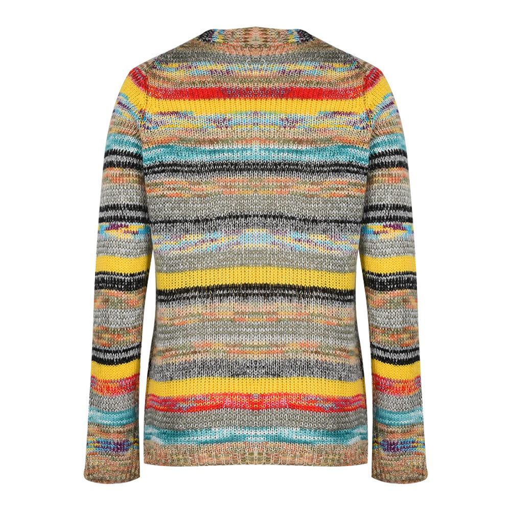 Suéter cárdigan de punto para mujer, chaqueta fina y holgada, ropa corta informal coreana Y2k, ropa femenina , Top de 2023