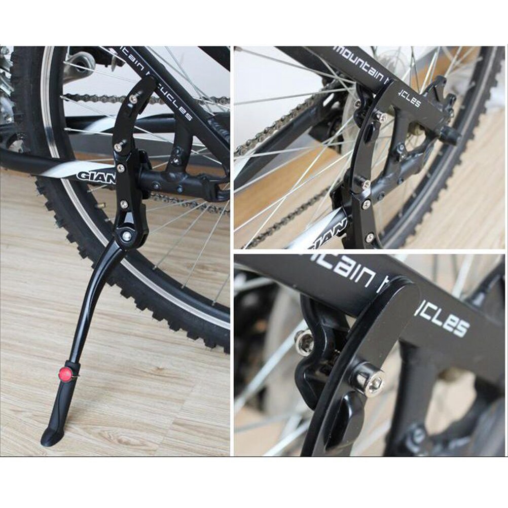 Bike Kickstand Adjustable Bicycle KickStand MTB Road Bike Side Kick Stand Foot Bicycle Support Bike Parking Stand Cycling Parts