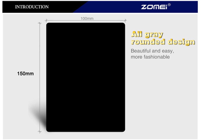 Zomei filtro quadrado de densidade neutra, 100mm x 150mm nd2 nd4 nd8 nd16 100*150mm para lee série cokin z