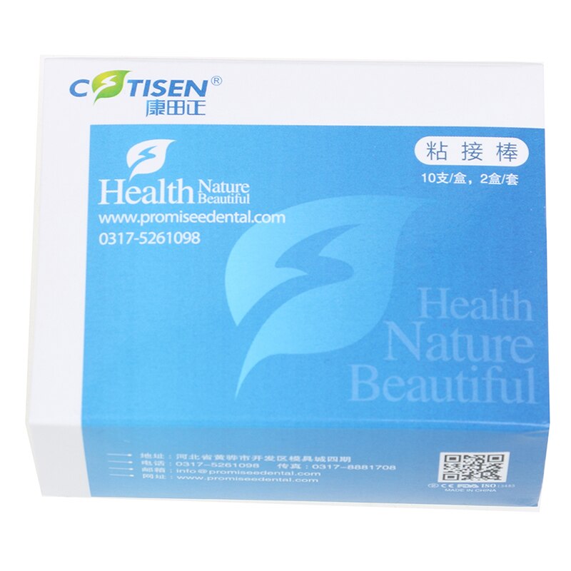 20pcs/2boxes Dental Adhesive Tip Applicator Tooth Crown Porcelain Veneer Disposable Health Care