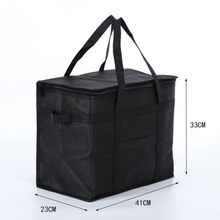 Portable Insulated Reusable Grocery Bag Thermal Cooler Food Picnic Tote Bag Strong Transporting / Cold Foods Takeout