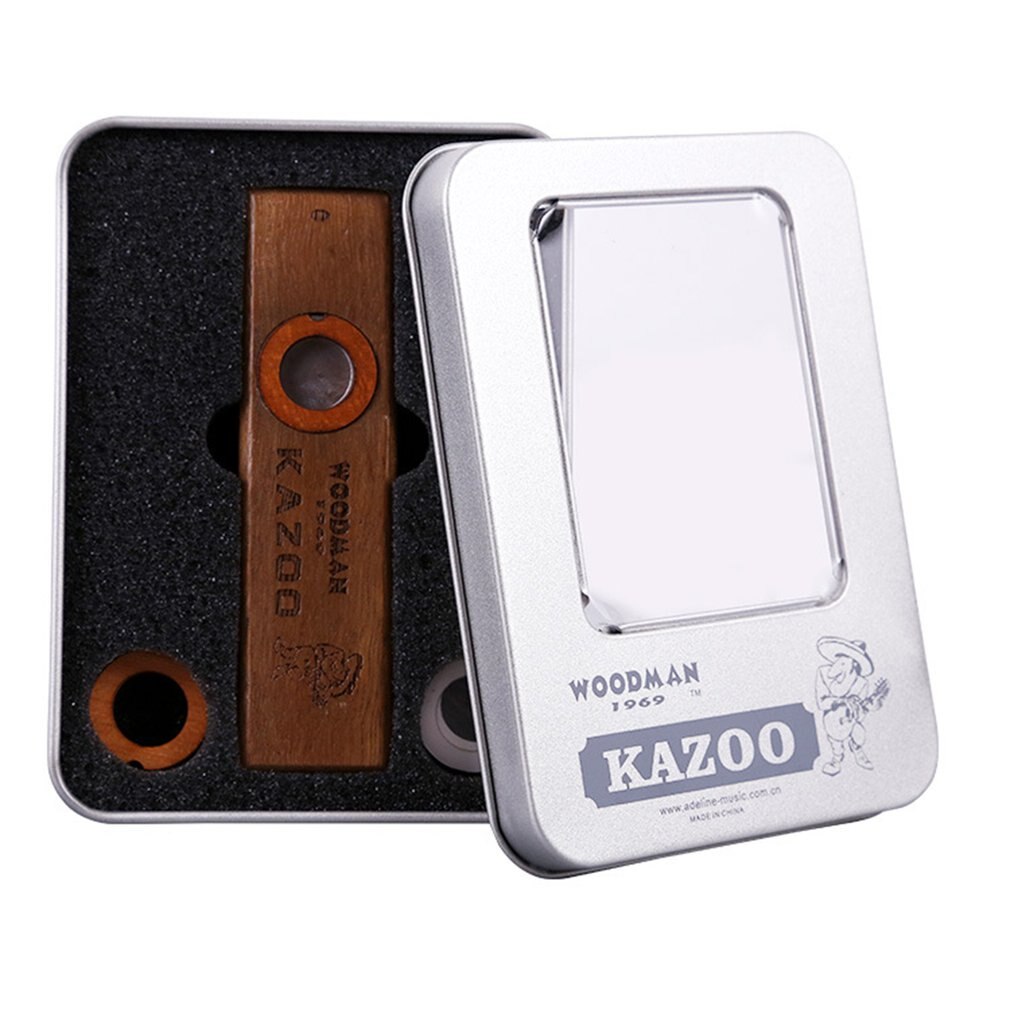 Kazoo Music Sturdy Wooden Flute Brown Flute Instruments