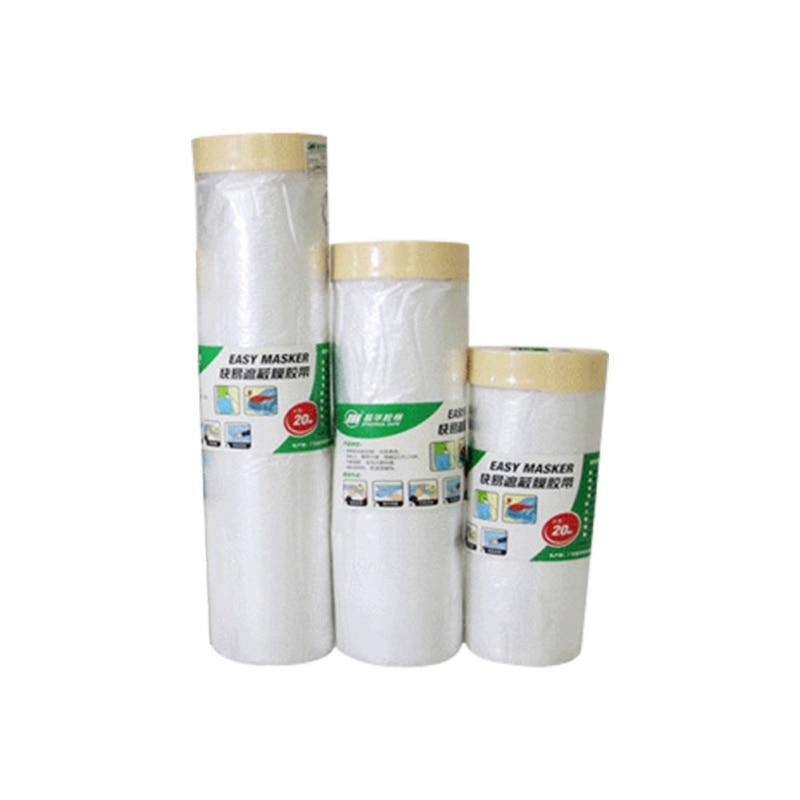 Pre-Taped Masking Film Painting Protection Covering Film Masking Tape Protective Film