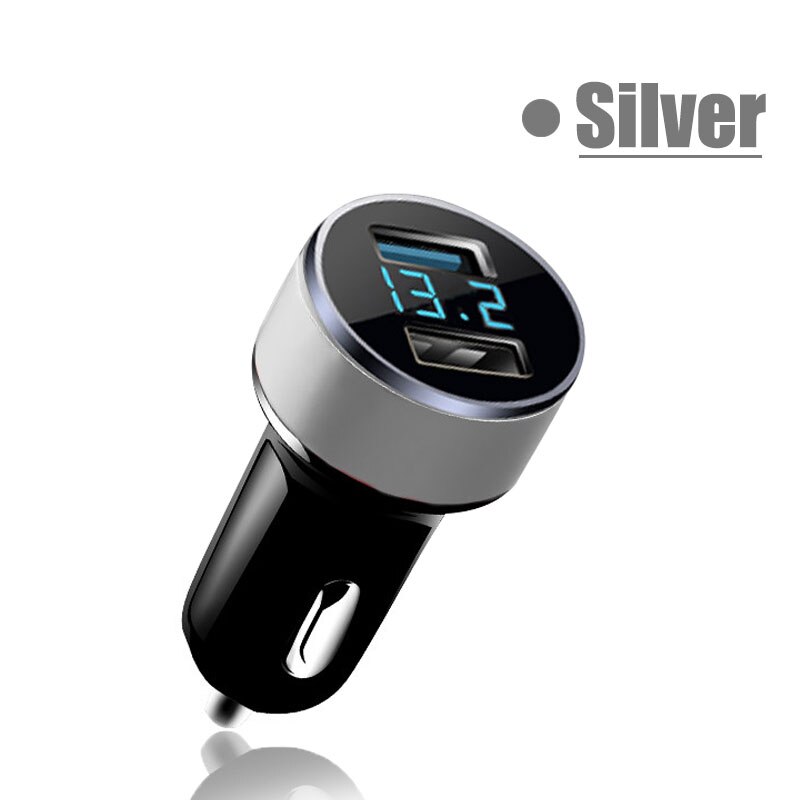 USB Car Charger For Mobile Phone On Iphone 12 Pro Max 11 5S Phone Adapter Fast Charging For Xiaomi Mi 11 9 Samsung Huawei In Car: 1pcs / Sliver