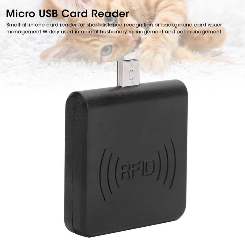 W86 Micro Usb Mobiele Telefoon Kaartlezer Draagbare Voor Rfid Mobiele Id Reader Voor Android