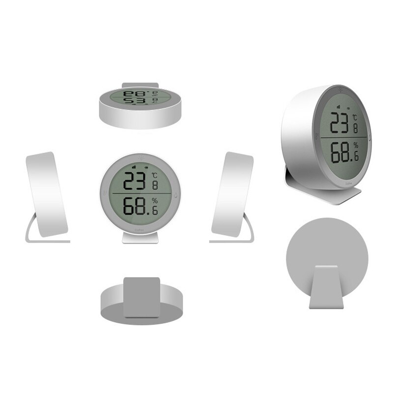 Tuya ZigBee3.0 Temperature And Humidity Sensor Smart Home With Gateway Battery Powered Zigbee Sensor With LCD Screen Display