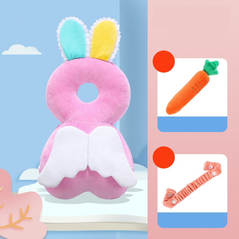 Bébé oreiller doux tête Protection oreiller -né enfant en bas âge oreiller PP coton rebond bébé tête Protection coussin bébé soins sûrs: 12